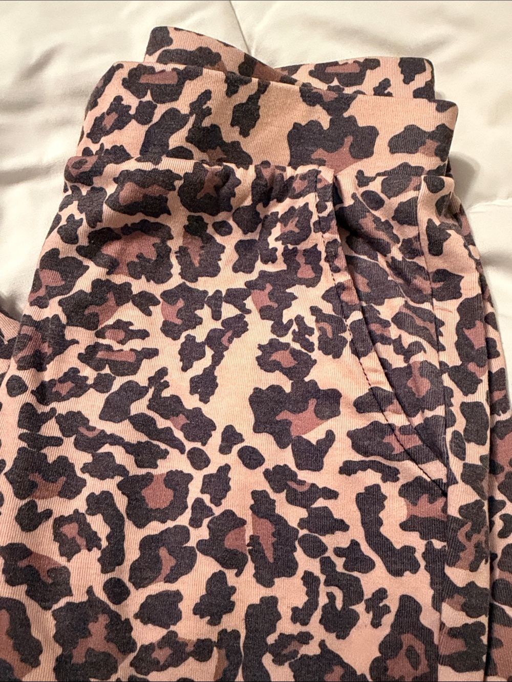 Crazy Train Leopard Print joggers small - Picture 2 of 5